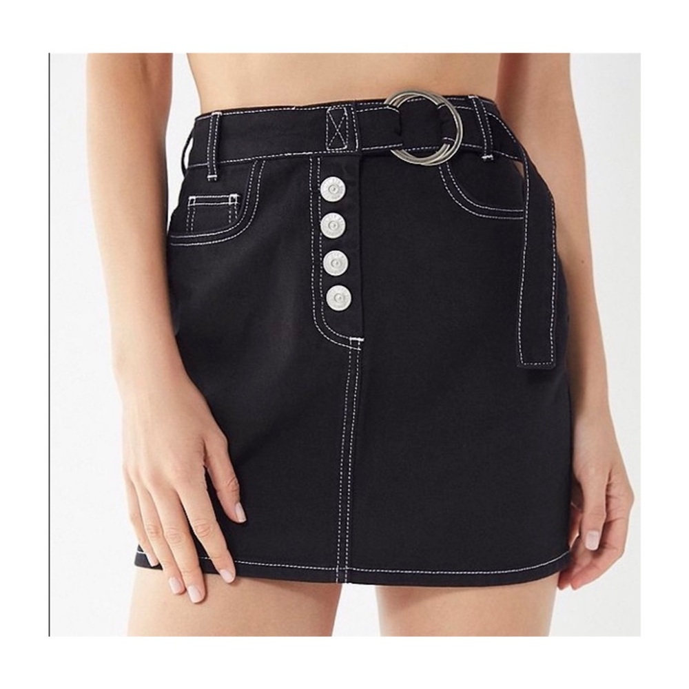 Urban Outfitters BDG “Kirby” Mini Skirt NWOT (Black - Medium)